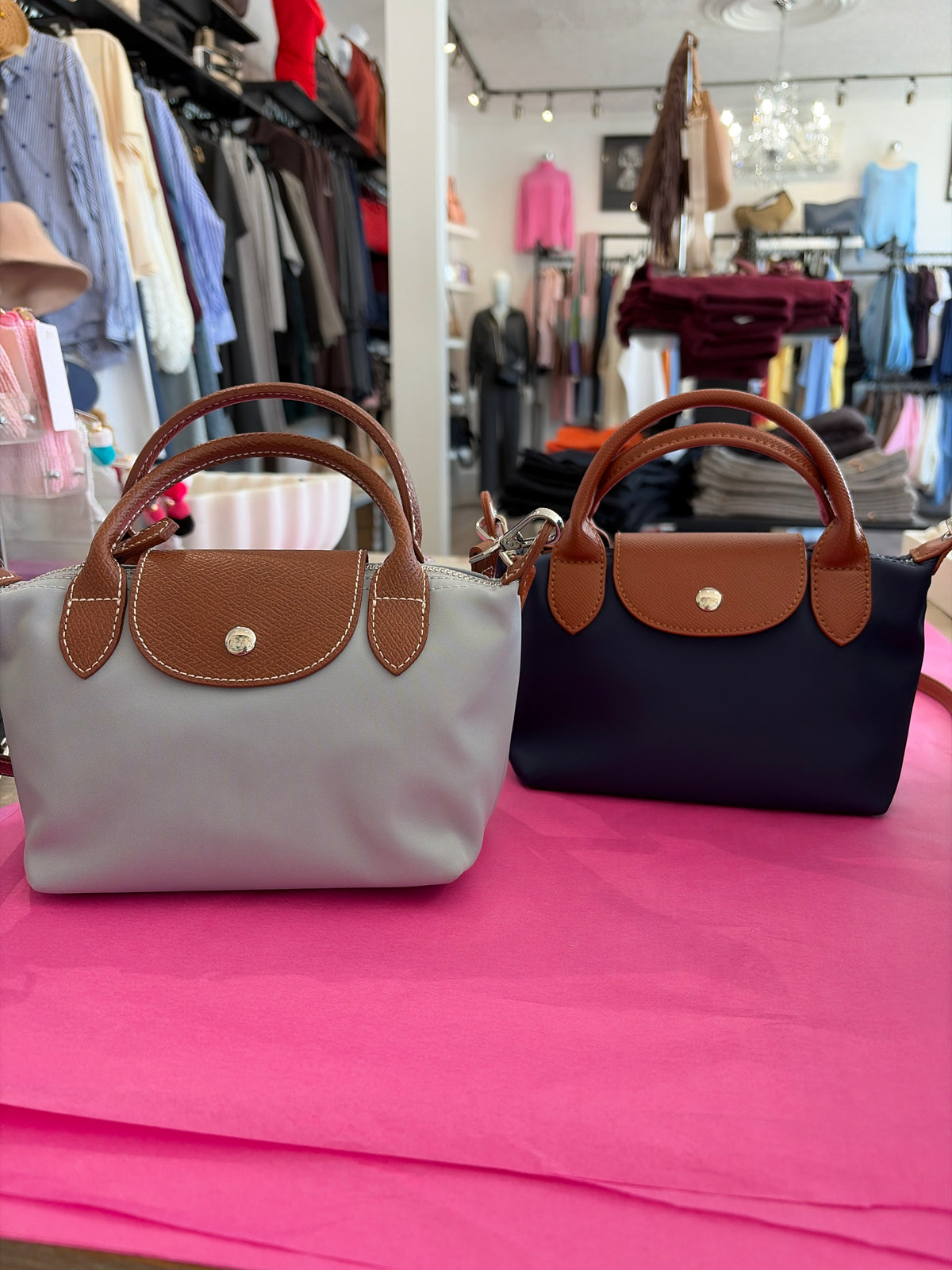 Inzi Nylon Mini Crossbody