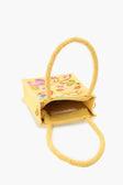 Whimsical Butterfly Beaded North South Tote