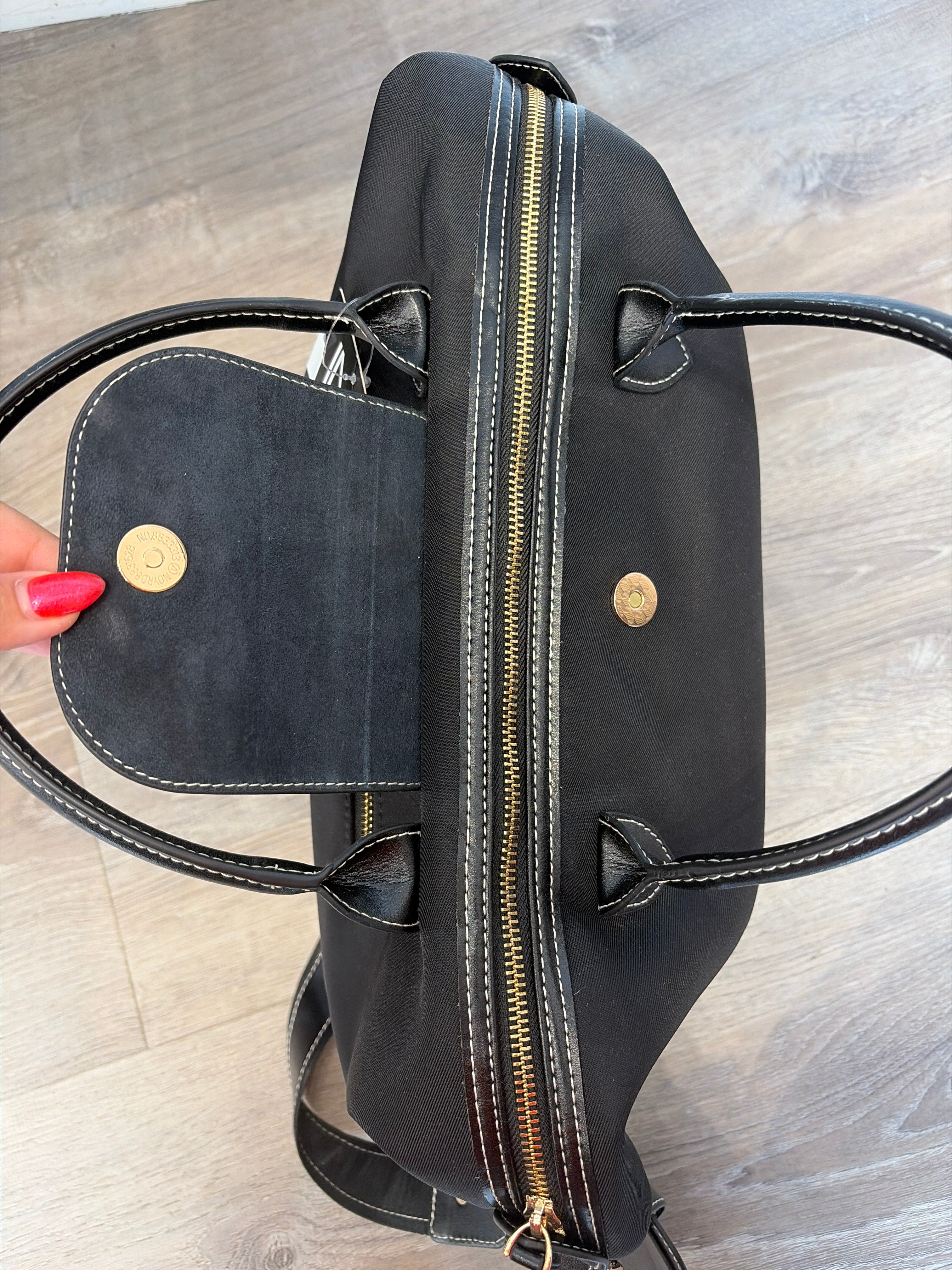 Inzi Black Handbag