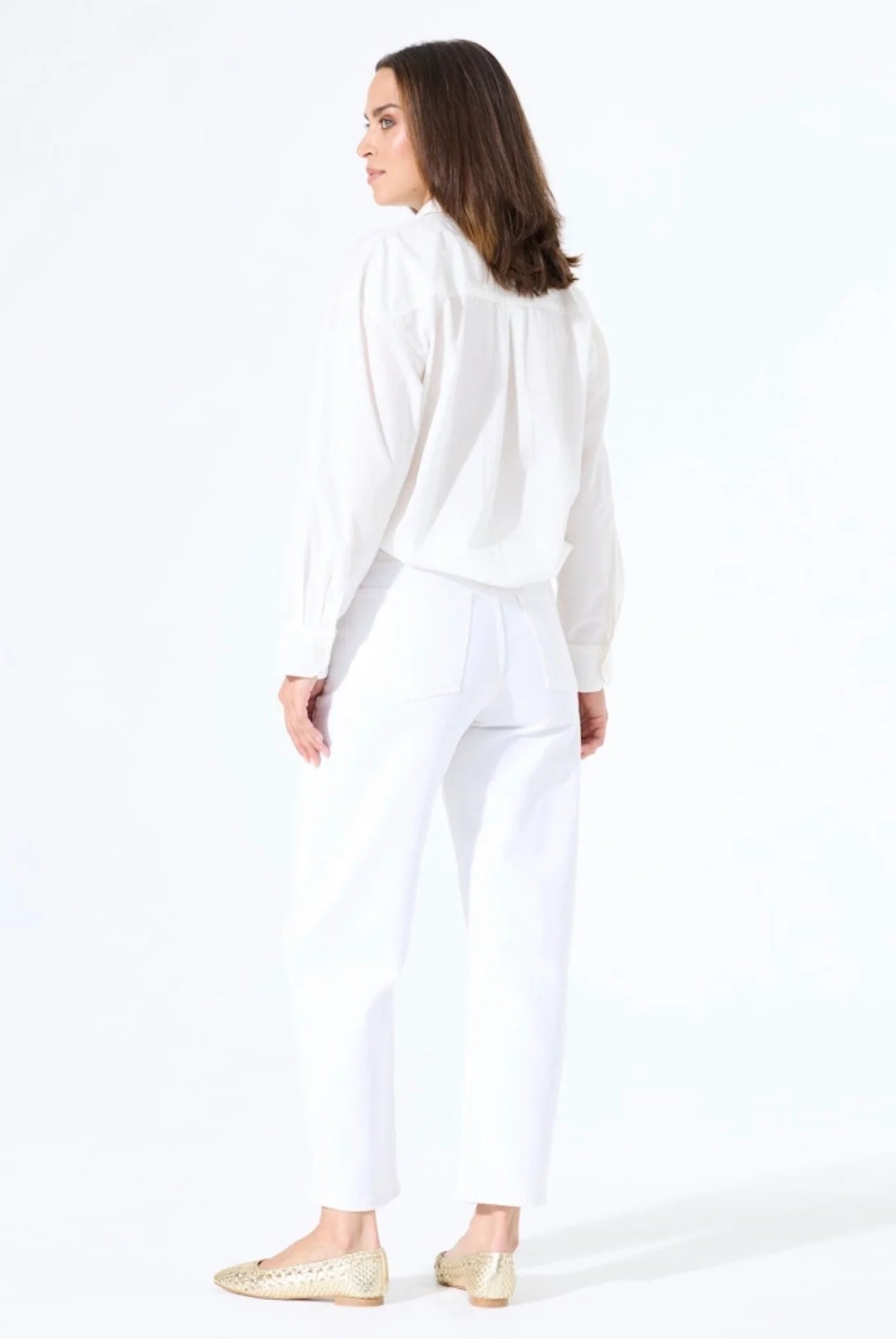 Garcia Chyla Barrel Fit Jeans - white
