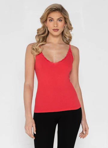 Bamboo Tank Top with Lace