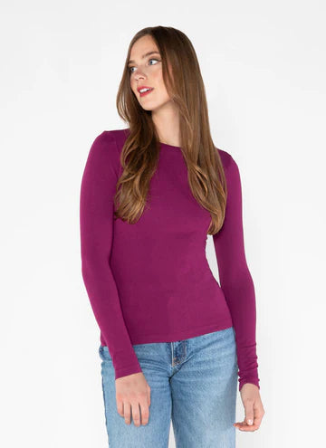 Bamboo Long Sleeve Crew Neck