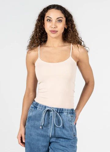 CEST MOI Bamboo Spaghetti Strap Cami
