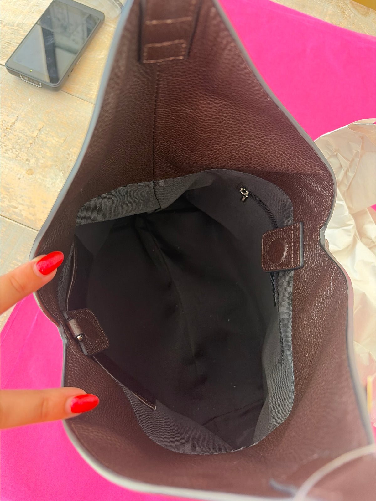 Inzi Handbag Brown