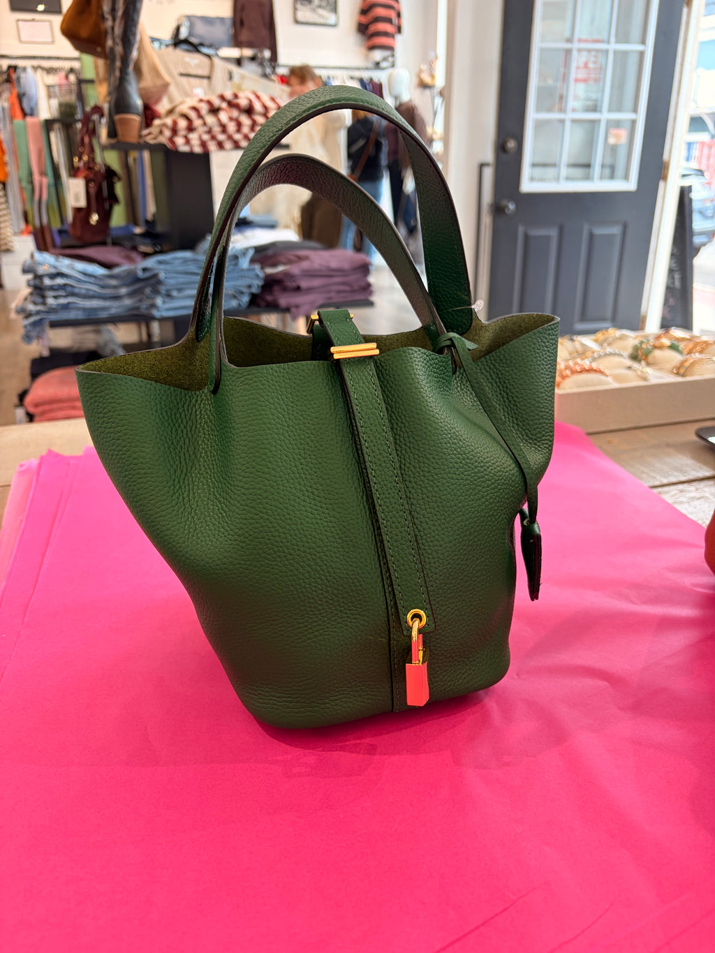 Inzi Handbag Green