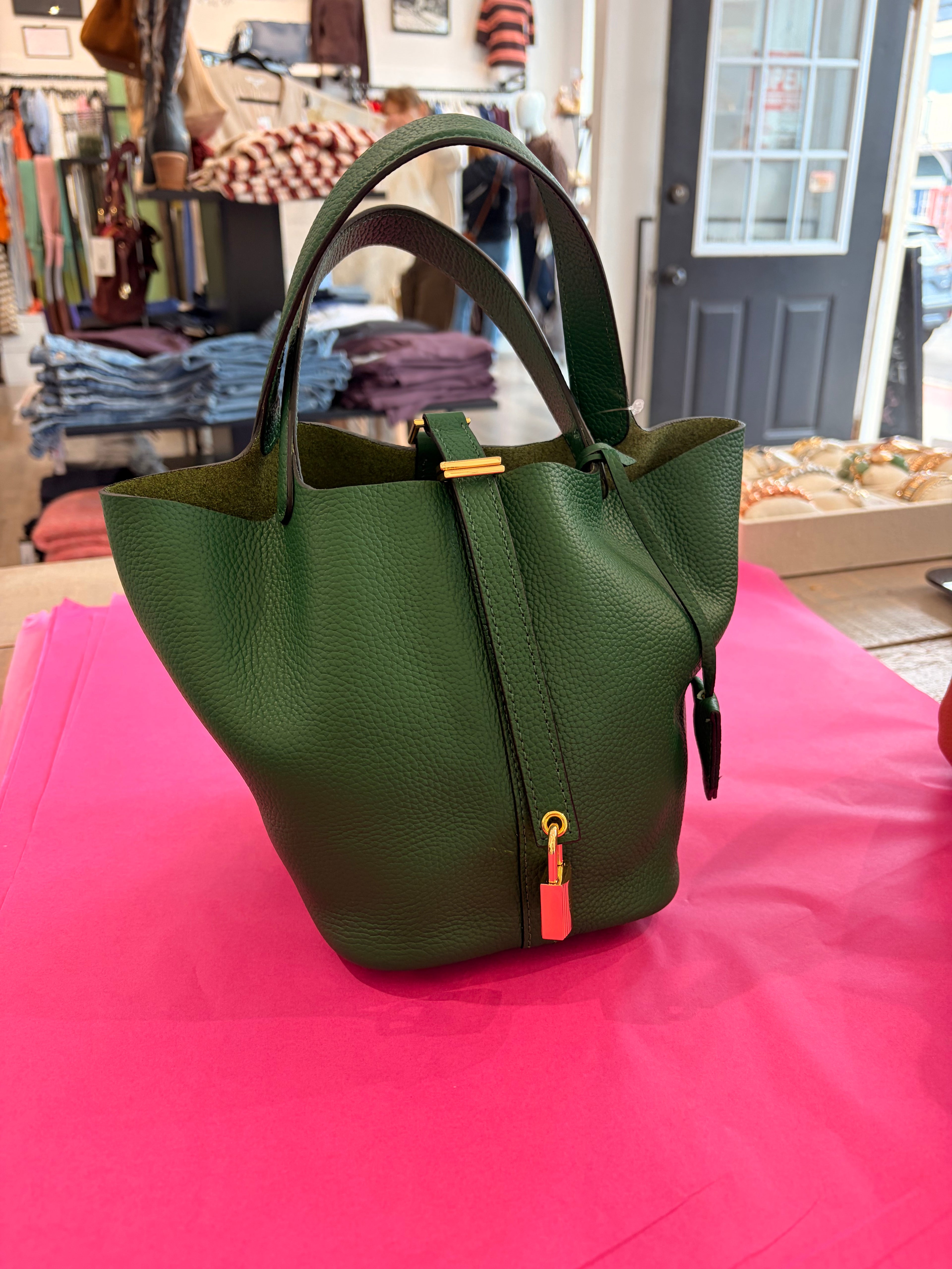 Inzi Handbag Green