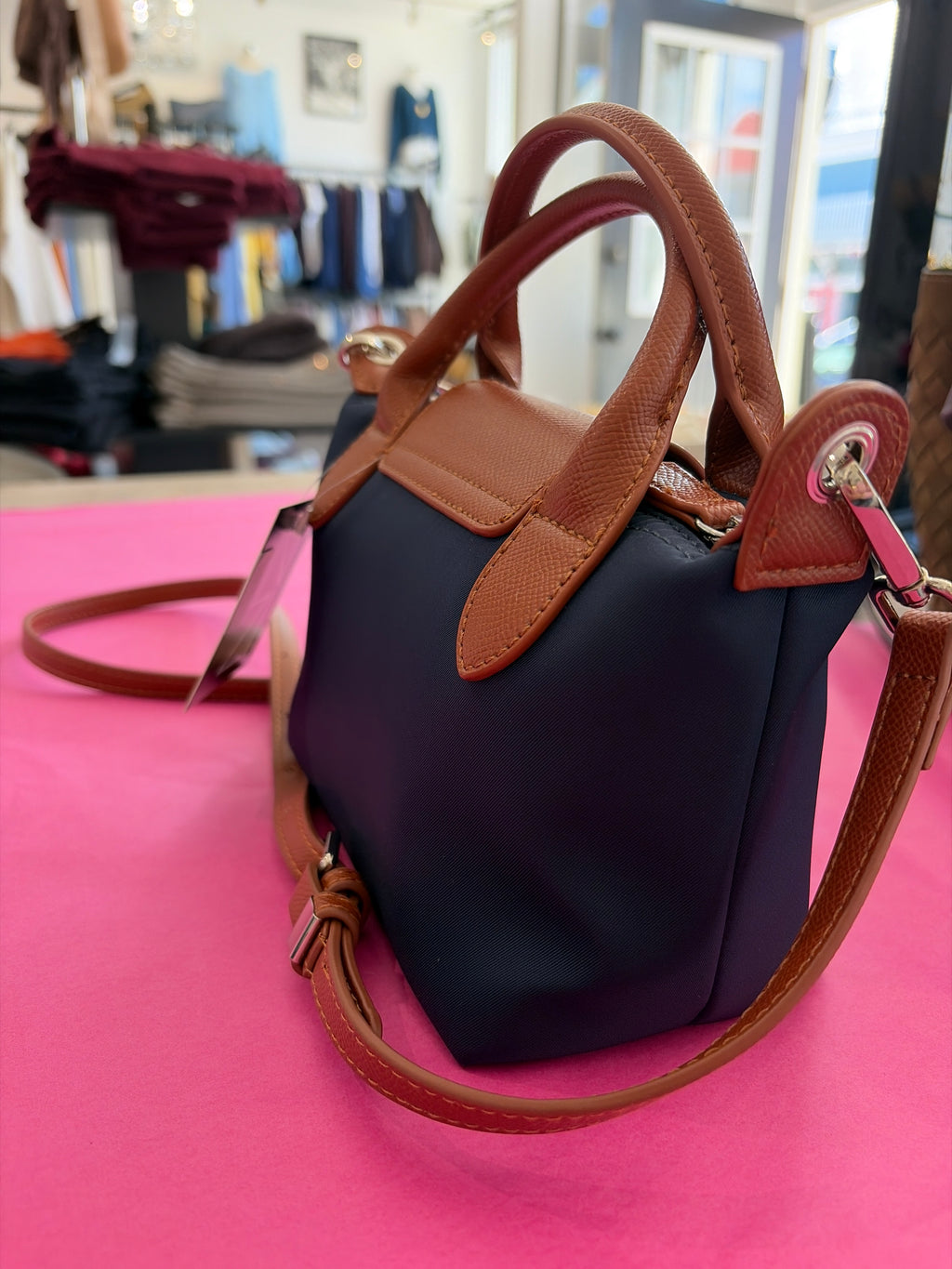 Inzi Nylon Mini Crossbody