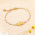 Fish talisman bracelet stainless steel 0224028: Multi