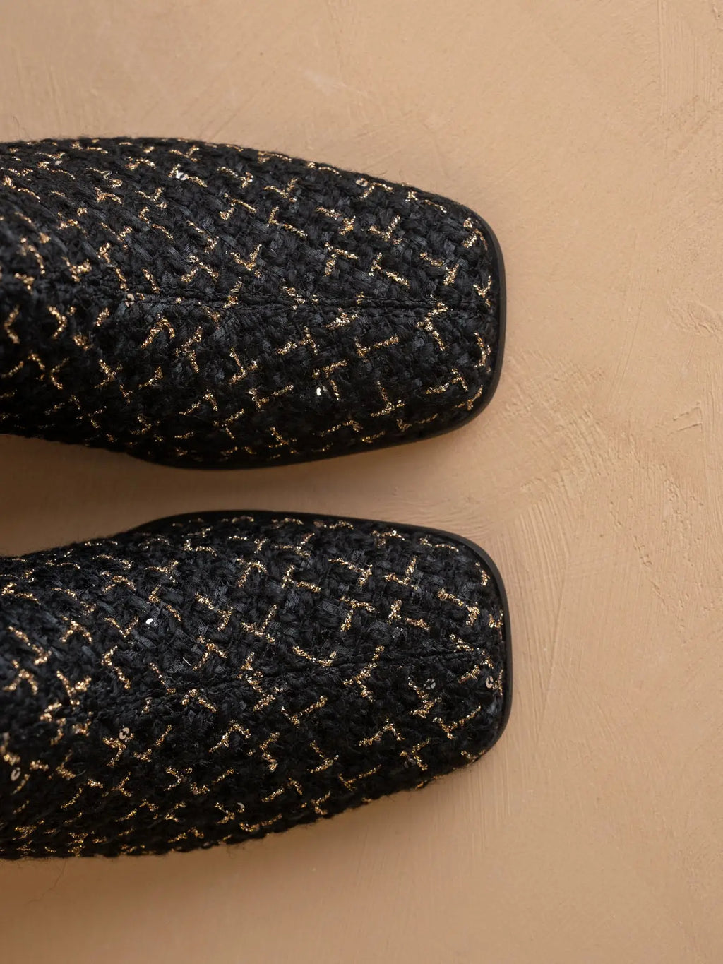 The Demi - Black Tweed Boot