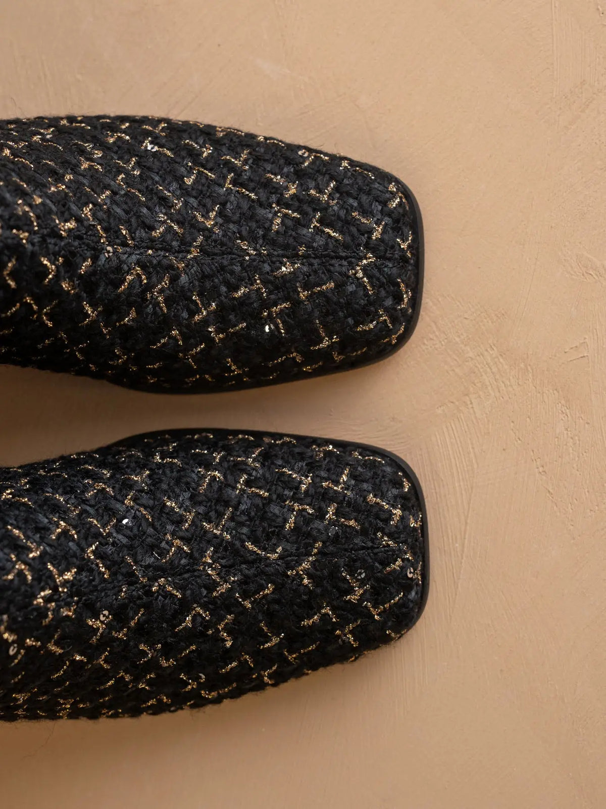 The Demi - Black Tweed Boot