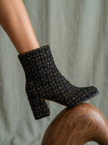 The Demi - Black Tweed Boot