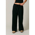 Elastic Waist Drawstring Wide Leg Pants