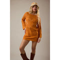 Long Sleeve Crochet Dress