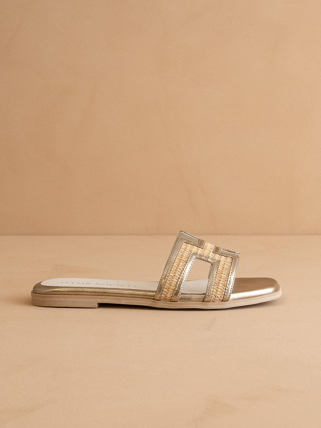 The Ena | Gold H Slipper