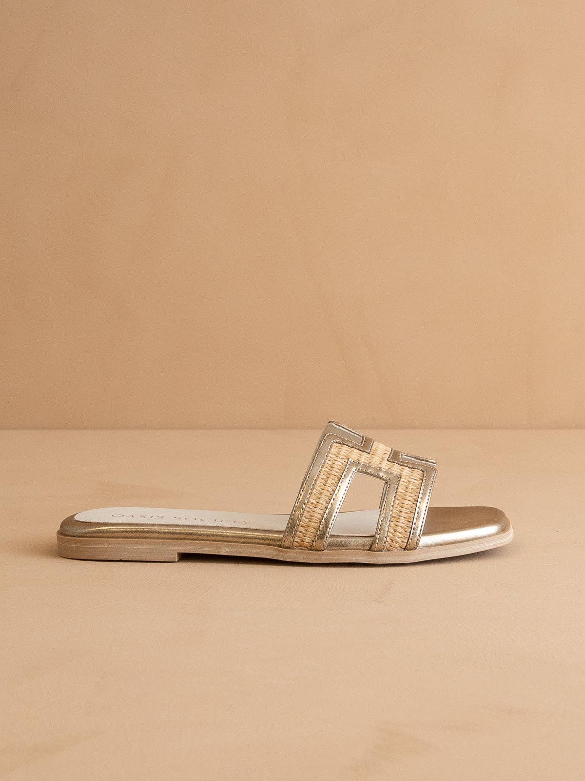 The Ena | Gold H Slipper