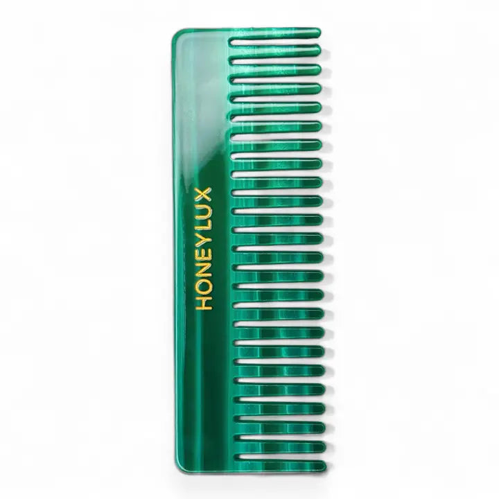 HONEYLUX - Acetate Detangling Comb - GREEN