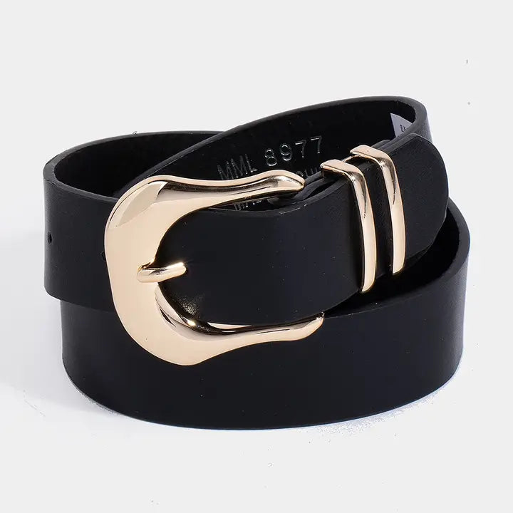 Classic Vegan Leather Belt