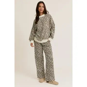 LE LIS Leopard SweatPants