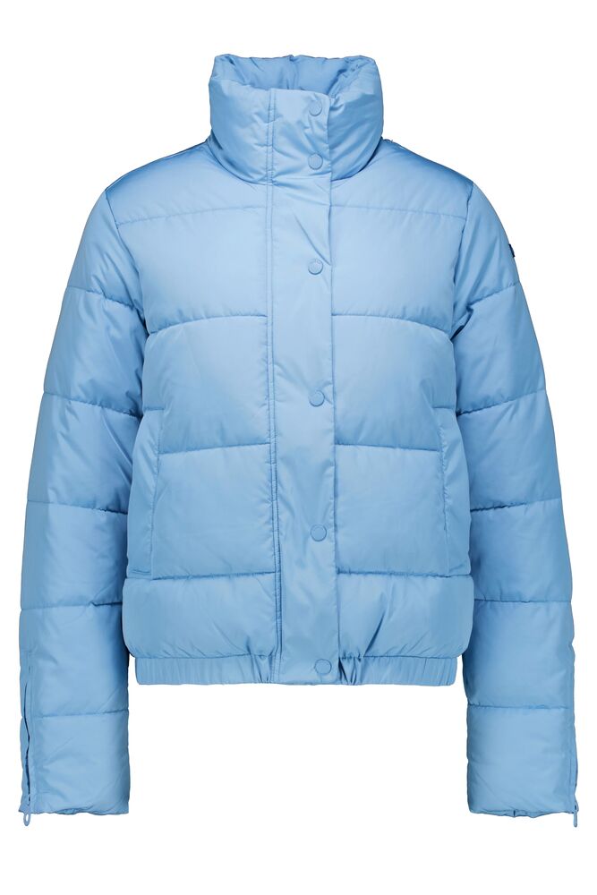Ladies Outdoor Puffer Jacket Baby Blue