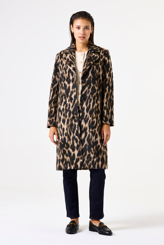 Garcia - Ladies Outdoor Coat - Leopard Print