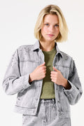Garcia Denim Jacket with Sparkle Studs