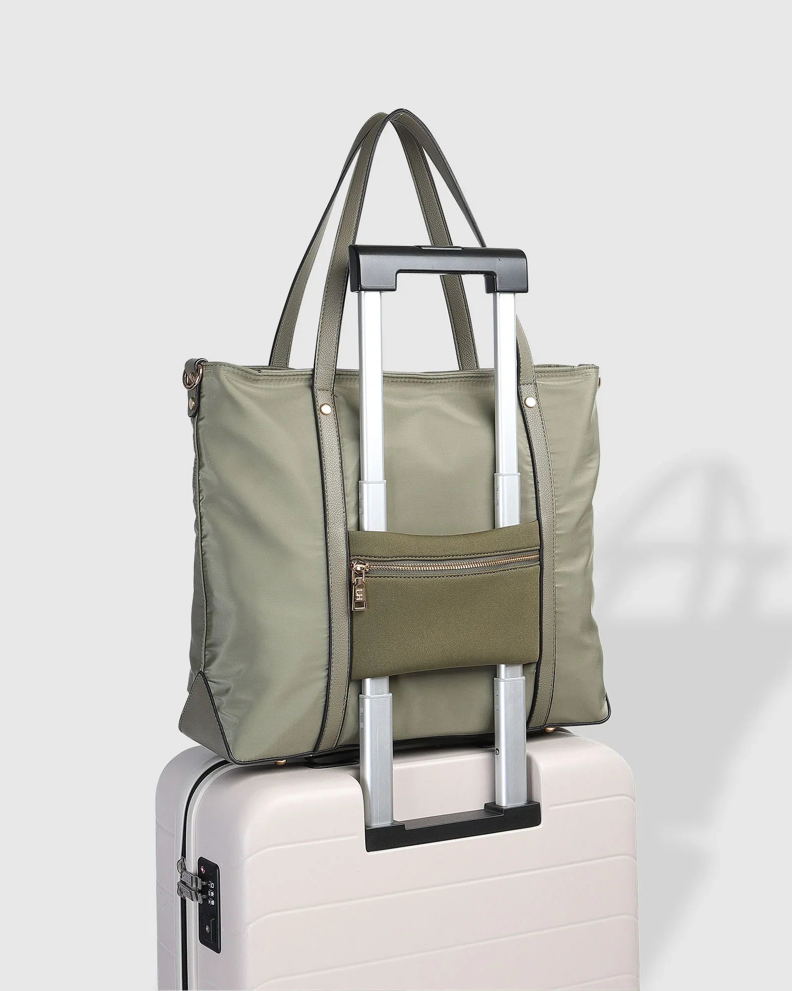 Nylon Travel Tote khaki