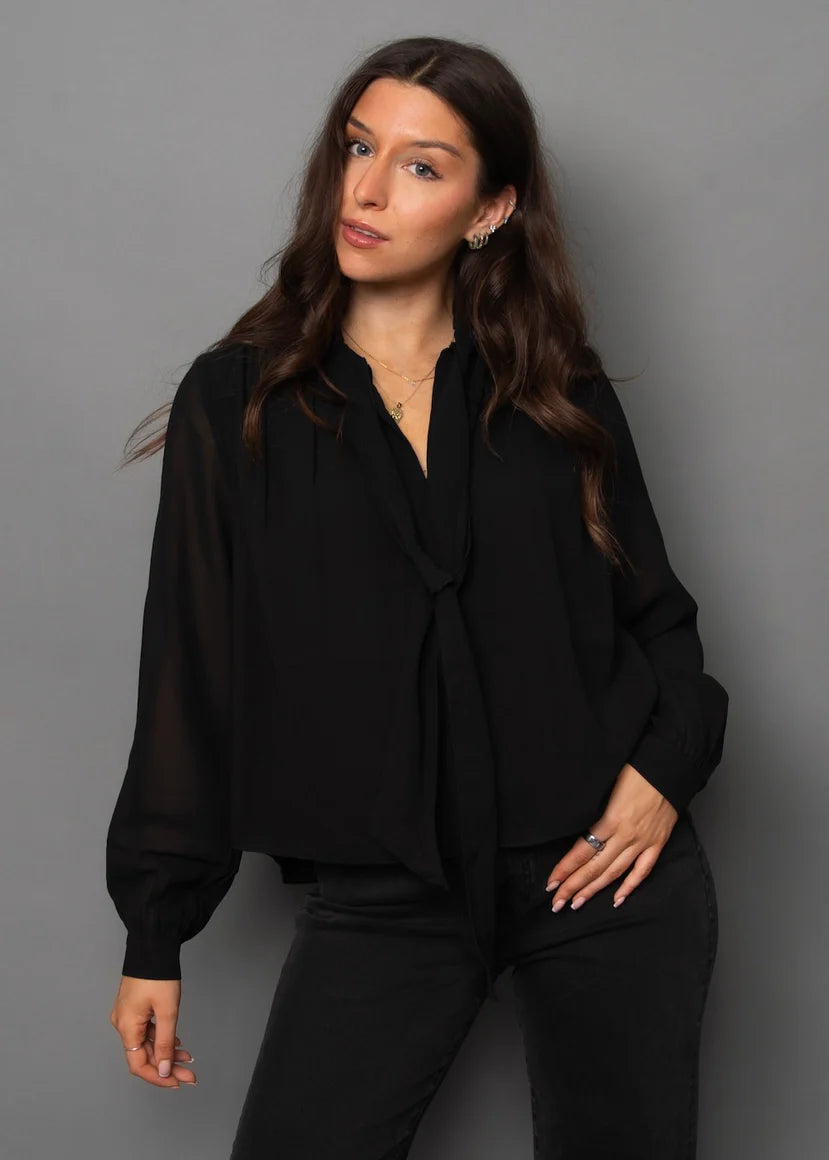 Rae V-NECK Long Sleeve Blouse