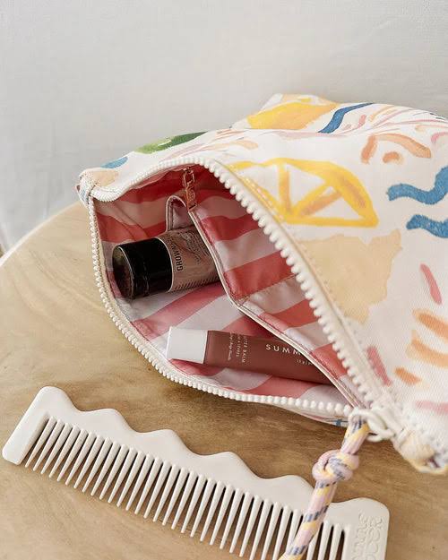 Carly Lemon Pouch