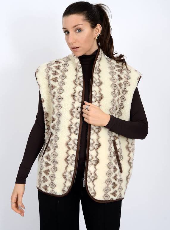 Banff Sherpa zip vest