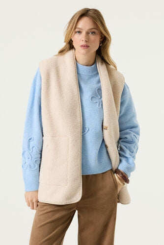 Garcia Off-White Teddy Jacket