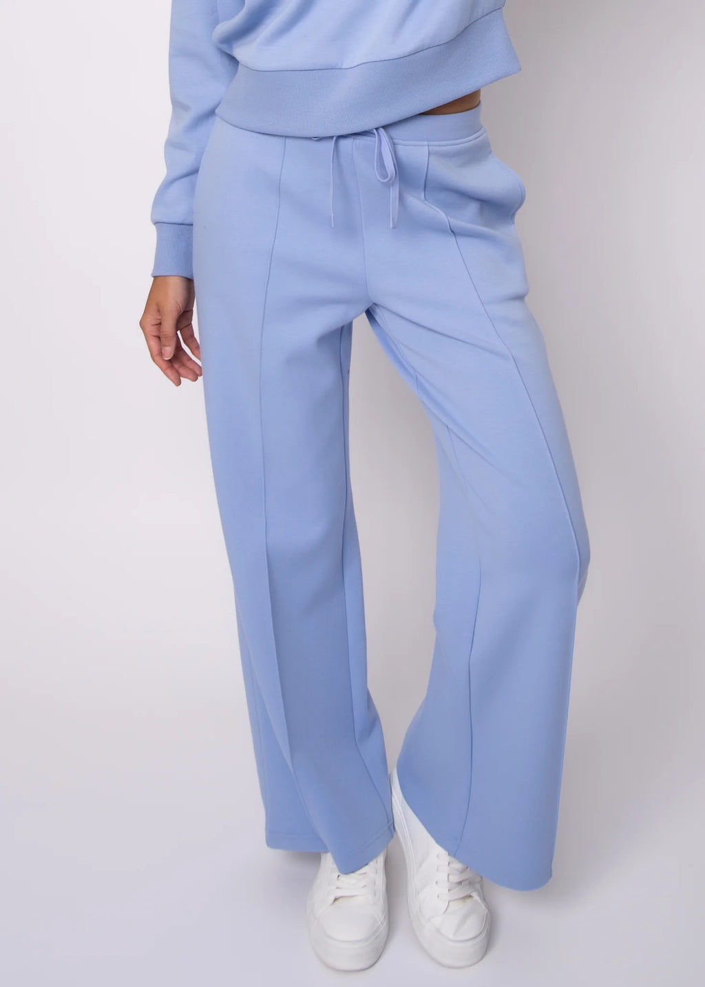 PRIDA COTTON SOFT KNIT PANTS - Blue
