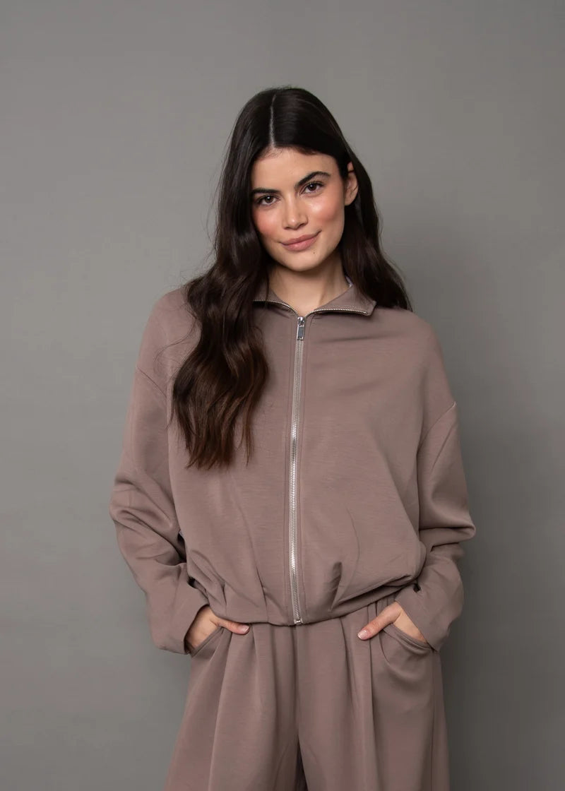 MIDORA SIGNATURE SOFT KNIT ZIP UP