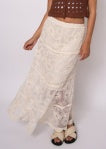 DILLA PULL ON TIER SKIRT-NATURAL