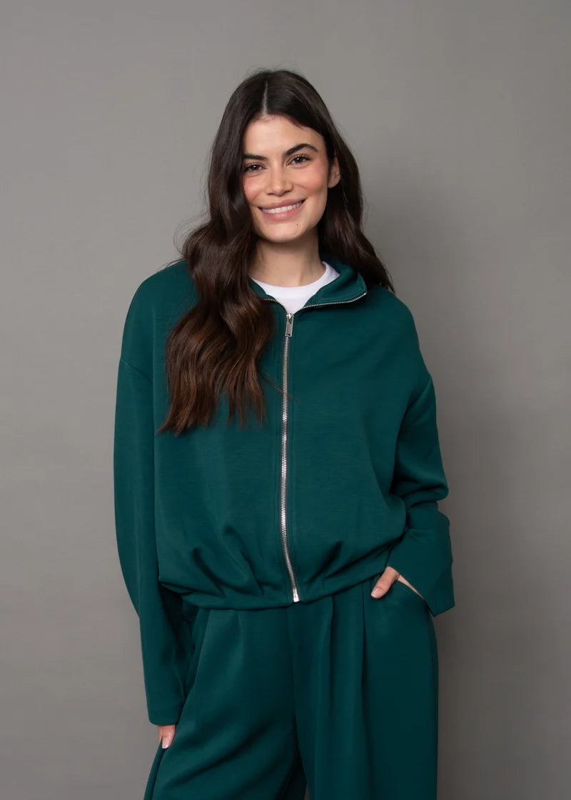 MIDORA SIGNATURE SOFT KNIT ZIP UP