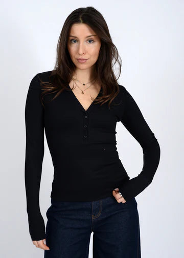 Second Skin - Helene Top Black