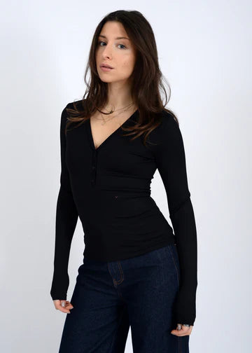 Second Skin - Helene Top Black