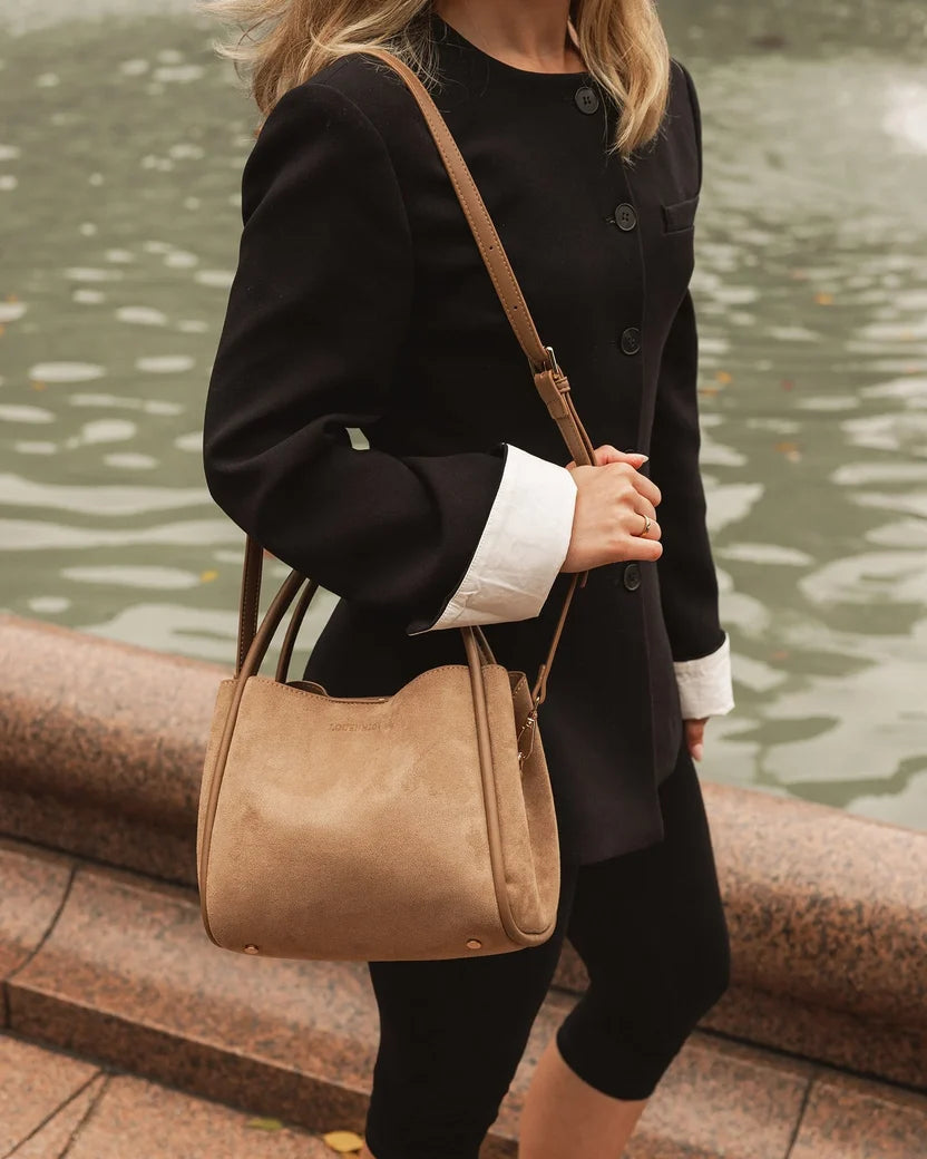 Louenhide | Steffi Mini Tote Biscuit Suede