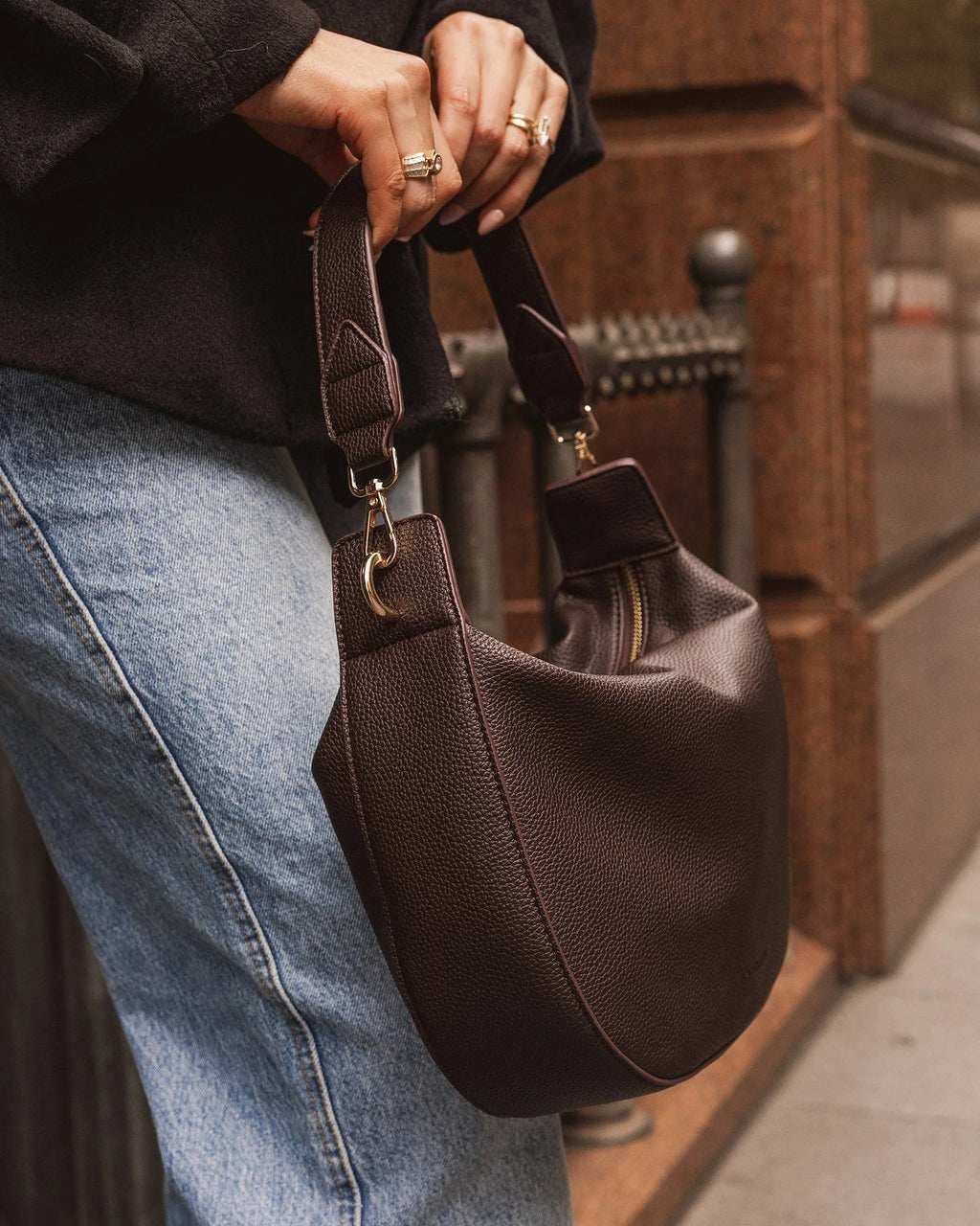 Georgina Shoulder Bag Brown