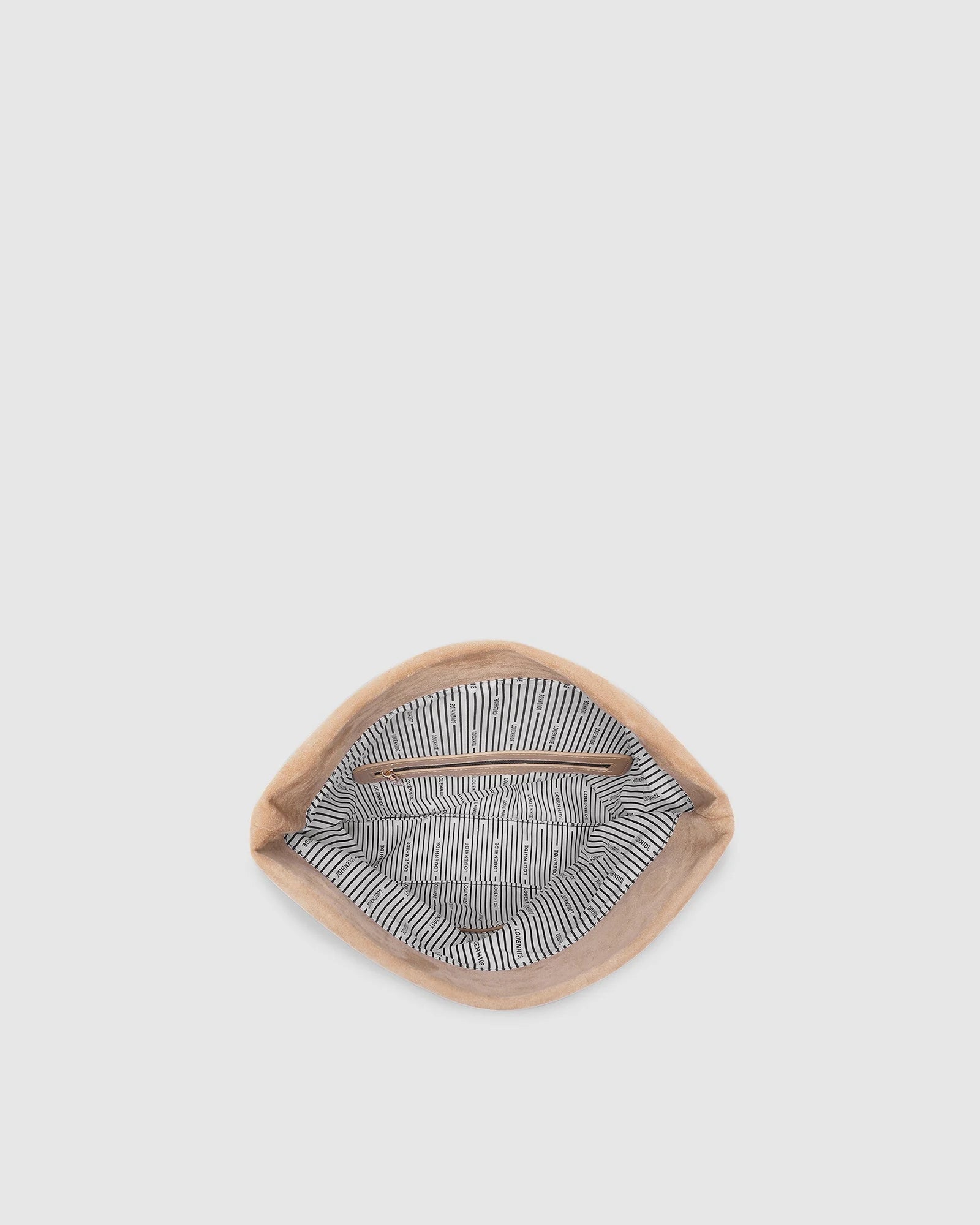 Luka Suede Clutch Honey