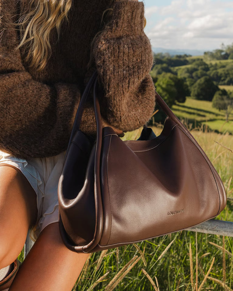 Mini Sutton Shoulder Bag Brown