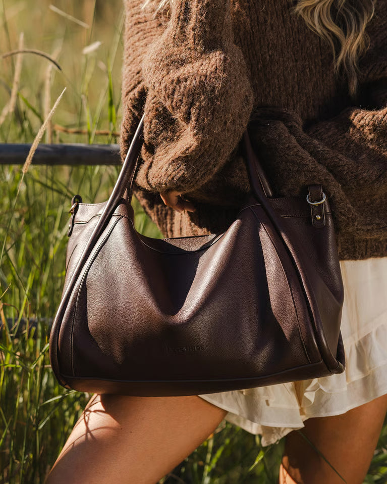 Mini Sutton Shoulder Bag Brown