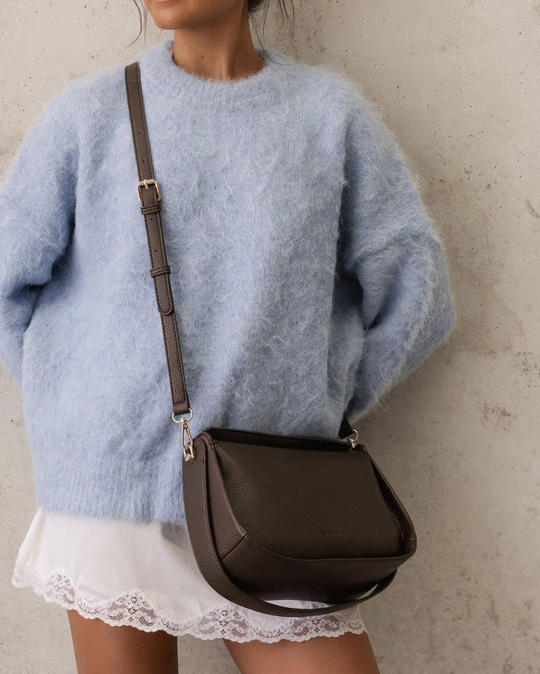 Maddie Shoulder Bag - Chocolate