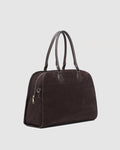 Blair Suede Tote Brown
